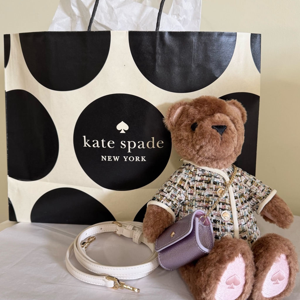 Kate Spade Oh What Fun 3d Teddy Bear Crossbody Bag Nwt